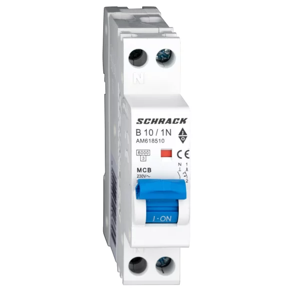 INTRERUPATOR. AUT. (MCB) 6KA CURBA B 1P+N 10A AM618510--