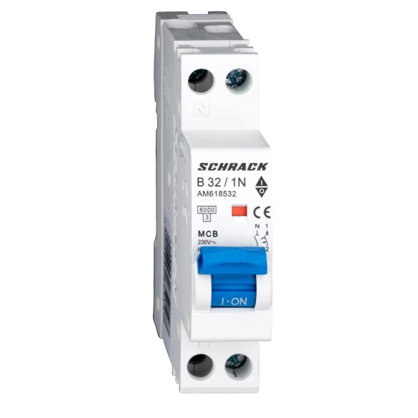 INTRERUPATOR. AUT. (MCB) 6KA CURBA B 1P+N 32A AM618532--