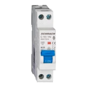 INTRERUPATORERUPATOR AUTOMAT AMPARO 4,5KA C16A 1P+N 1M AM417516--
