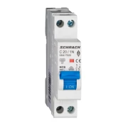 INTRERUPATORERUPATOR AUTOMAT AMPARO 4,5KA C20A 1P+N 1M AM417520--