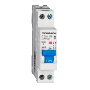 INTRERUPATORERUPATOR AUTOMAT AMPARO 4,5KA C20A 1P+N 1M AM417520--
