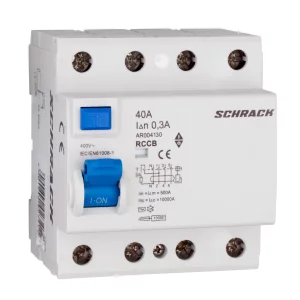 INTRERUPATORERUPATOR DIFERENTIAL AMPARO 10KA 40A 4P 300mA AR004130--