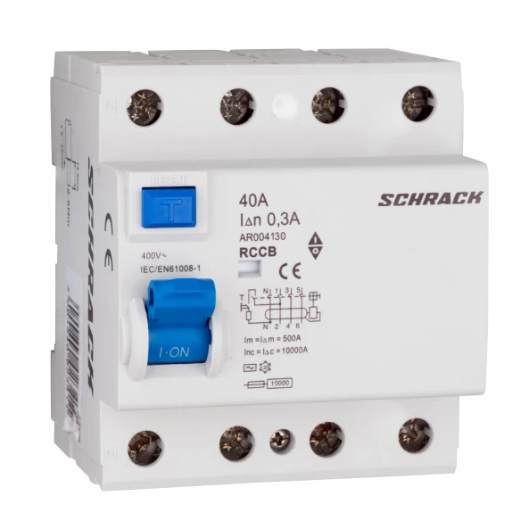 INTRERUPATORERUPATOR DIFERENTIAL AMPARO 10KA 40A 4P 300mA AR004130--