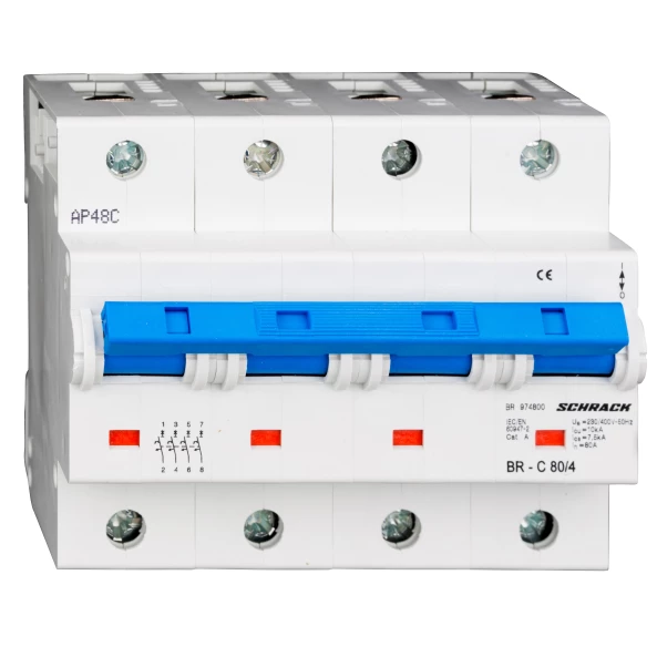 INTRERUPATORERUPTOR AUTOMAT C 80A 4 POLI 10KA BR974800--