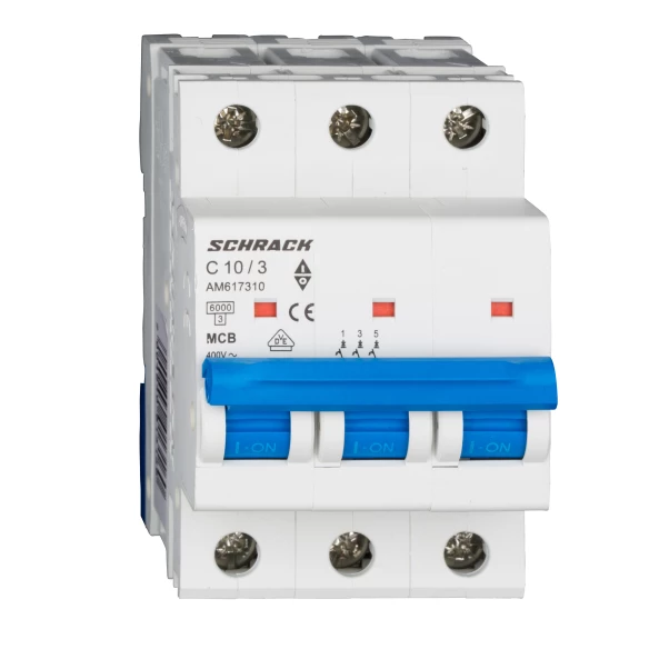 INTRERUPATORERUPTOR AUTOMAT MODULAR (MCB) AMPARO 6KA C 10A 3M AM617310--
