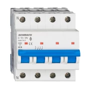 INTRERUPATORERUPTOR AUTOMAT MODULAR (MCB) AMPARO 6KA C 10A 3P+N AM617810--