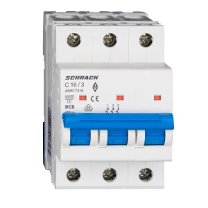 INTRERUPATORERUPTOR AUTOMAT MODULAR (MCB) AMPARO 6KA C 16A 3M AM617316--