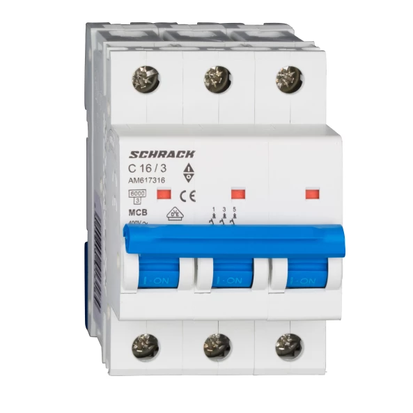 INTRERUPATORERUPTOR AUTOMAT MODULAR (MCB) AMPARO 6KA C 16A 3M AM617316--