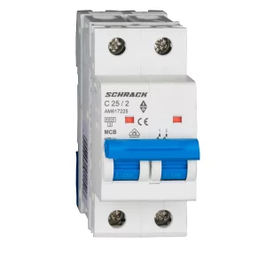 INTRERUPATORERUPTOR AUTOMAT MODULAR (MCB) AMPARO 6KA C 25A 2-POLI AM617225--