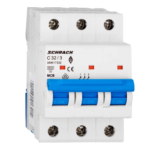 INTRERUPATORERUPTOR AUTOMAT MODULAR (MCB) AMPARO 6KA C 32A 3M AM617332--