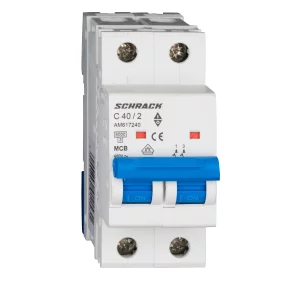INTRERUPATORERUPTOR AUTOMAT MODULAR (MCB) AMPARO 6KA C 40A 2-POLI AM617240--