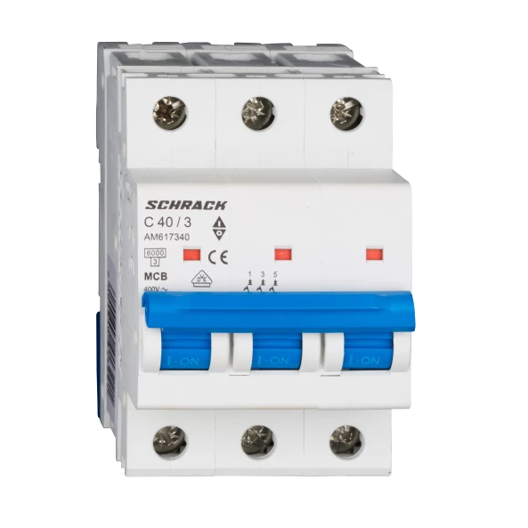 INTRERUPATORERUPTOR AUTOMAT MODULAR (MCB) AMPARO 6KA C 40A 3M AM617340--