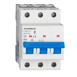 INTRERUPATORERUPTOR AUTOMAT MODULAR (MCB) AMPARO 6KA C 50A 3M AM617350--