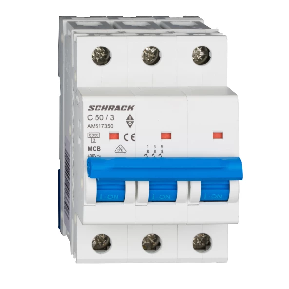 INTRERUPATORERUPTOR AUTOMAT MODULAR (MCB) AMPARO 6KA C 50A 3M AM617350--