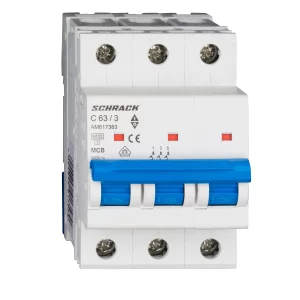 INTRERUPATORERUPTOR AUTOMAT MODULAR (MCB) AMPARO 6KA C 63A 3M AM617363--
