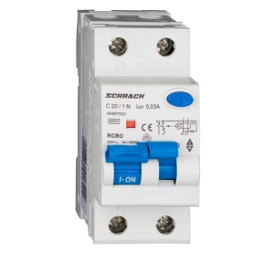 INTRERUPATORERUPTOR AUTOMAT+DIF. 1P+N AMPARO 6KA C 20A 30MA TIP A AK667620--