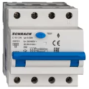 INTRERUPATOR AUTOMAT+DIF. 3+N AMPARO 6KA C 10A 30MA TIP A AK667810--