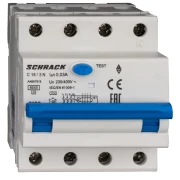 INTRERUPATORERUPTOR AUTOMAT+DIF. 3+N AMPARO 6KA C 16A 30MA TIP A AK667816--