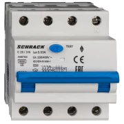 INTRERUPATORERUPTOR AUTOMAT+DIF. 3+N AMPARO 6KA C 20A 30MATIP A AK667820--