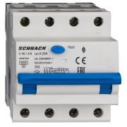 INTRERUPATORERUPTOR AUTOMAT+DIF. 3+N AMPARO 6KA C 40A 30MA TIP A AK667840--