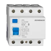 INTRERUPATORERUPTOR DIF. AMPARO (10KA) 25A 4-POLI 30MA TIP A AR052103--