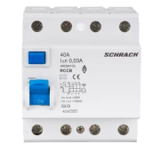 INTRERUPATORERUPTOR DIF. AMPARO (10KA) 40A 4-POLI 30MA TIP A AR054103--