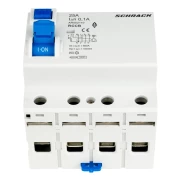 INTRERUPATORERUPTOR DIFERENTIAL AMPARO 10KA 25A 4-POLI 100MA AR002110--