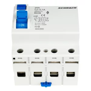 INTRERUPATORERUPTOR DIFERENTIAL AMPARO 10KA 25A 4-POLI 100MA AR002110--