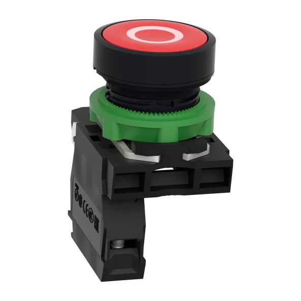 BUTON CU REVENIRE,ROSU,1NI,O