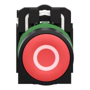 BUTON CU REVENIRE,ROSU,1NI,O