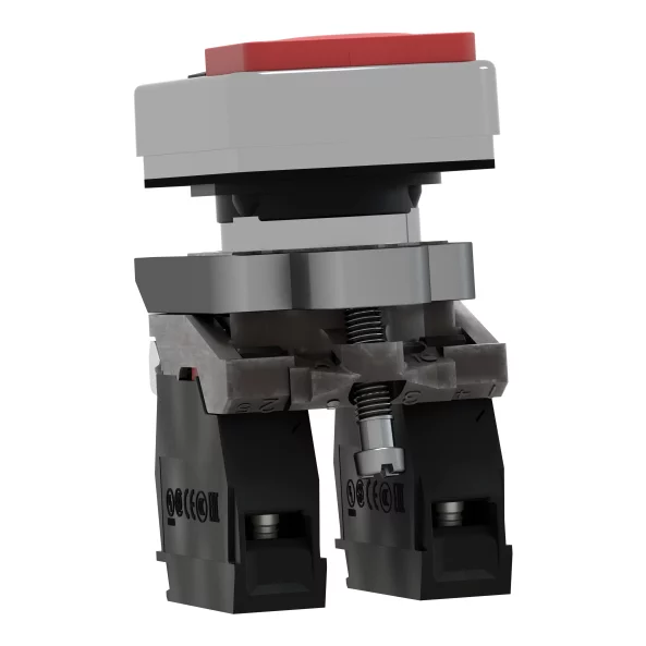 BUTON DUBLU,VE-RO,1NI1ND,I-O,24V