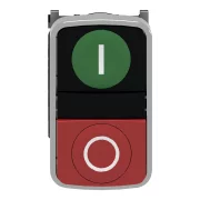 BUTON DUBLU,VE-RO,1NI1ND,I-O,24V