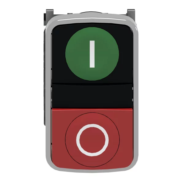 BUTON DUBLU,VE-RO,1NI1ND,I-O,24V