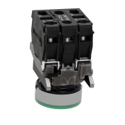 BUTON ILUM CU REVENIRE,VERDE,24V,1ND1NI