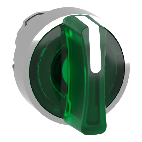 CAP SELECTOR ILUMINAT,VERDE,3POZ