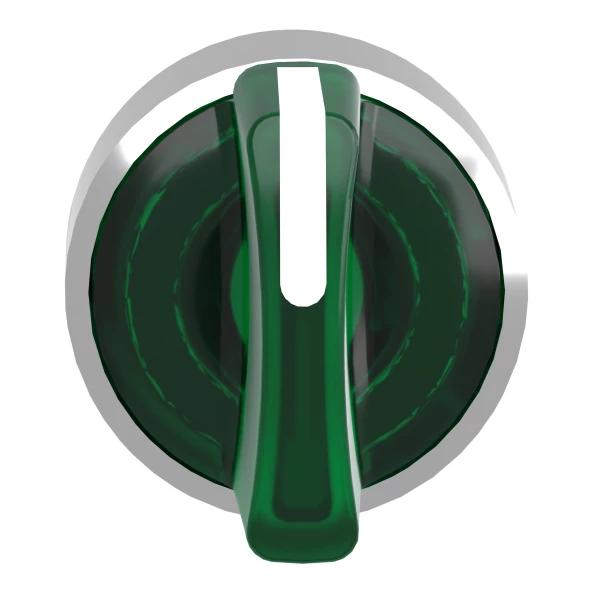 CAP SELECTOR ILUMINAT,VERDE,3POZ