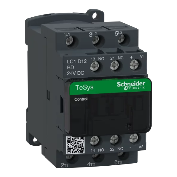 CONTACTOR 12A 1F+1O 24V CC LPL