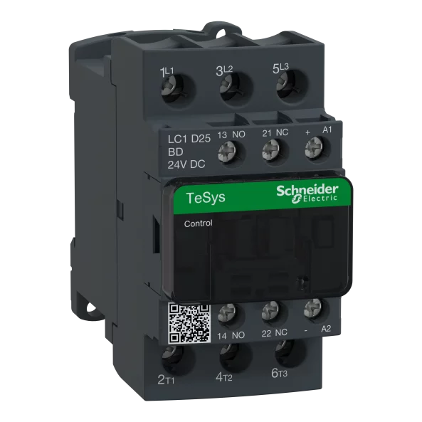 CONTACTOR 25A 1F+1O 24V CC LPL