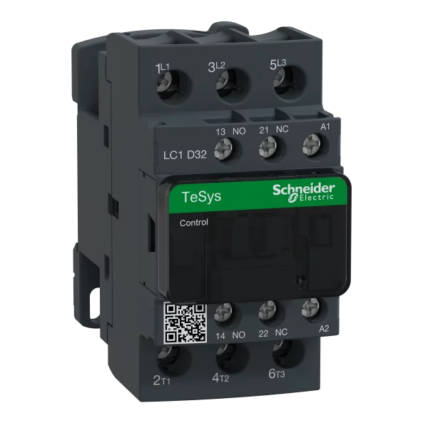 CONTACTOR 3P 32A AC3 1NO+1NC 230VAC