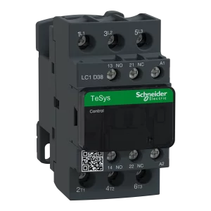 CONTACTOR 3P 38A AC3 1NO+1NC 230VAC
