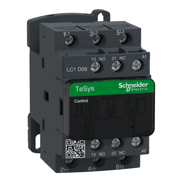 CONTACTOR 3P 9A AC3 1NO+1NC 230VAC