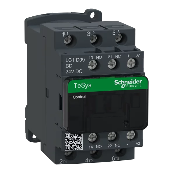 CONTACTOR 9A 1F+1O 24V CC LPL