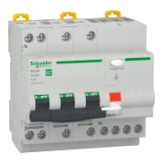 EASY9 RCBO 3P+N 4500 AC 300MA C 40A
