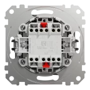 NEW SEDNA INTRERUPATOR DUBLU CAP SCARA 10AX ALU