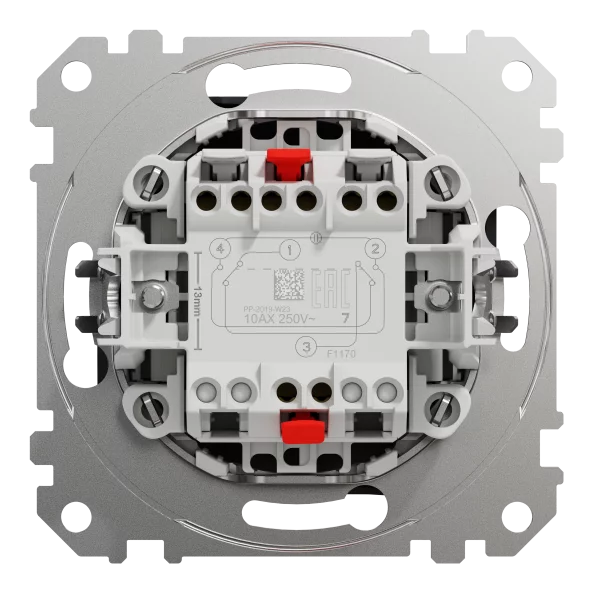 NEW SEDNA INTRERUPATOR CRUCE 10AX ANTRACIT