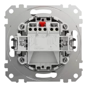 NEW SEDNA INTRERUPATOR DUBLU 10AX ALUMINIU
