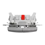 NEW SEDNA INTRERUPATOR DUBLU 10AX ALUMINIU