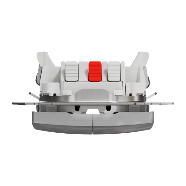 NEW SEDNA INTRERUPATOR DUBLU 10AX ALUMINIU