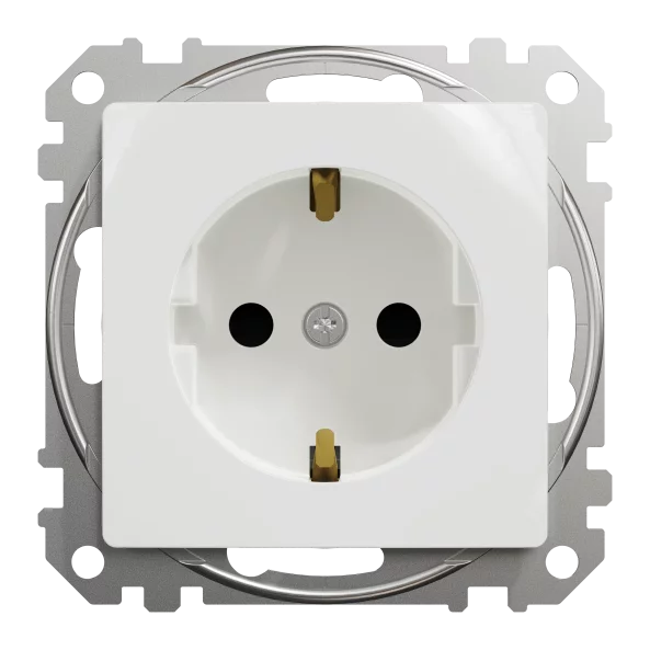 NEW SEDNA PRIZA 2P+E CU OBT ALB