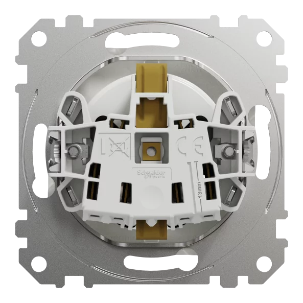 NEW SEDNA PRIZA 2P+E CU OBT ALB